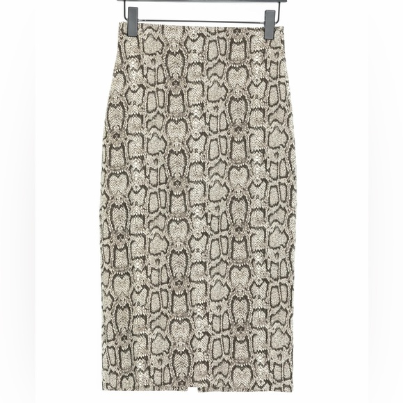 Zara Python Pencil Skirt - Picture 1 of 6